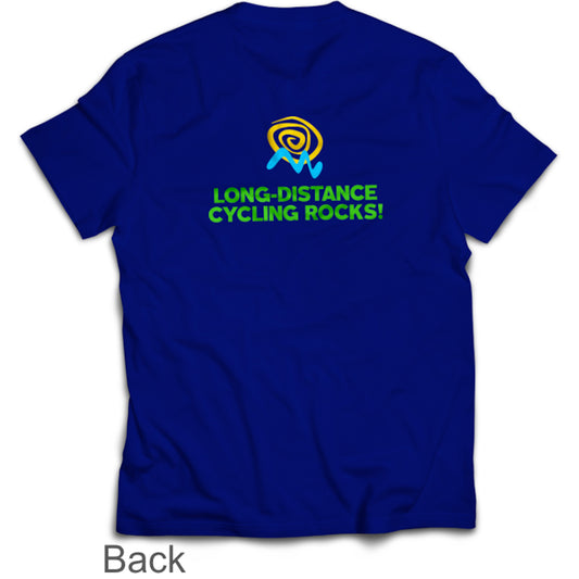 AudaxPH Cotton Shirt - Sun Design on Navy Blue