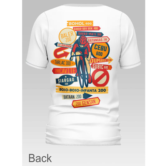AudaxPH Dri-Fit Shirt - Signage Design on White