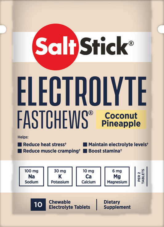 SaltStick - FastChews - Coconut Pineapple - 10 Tablets Packet