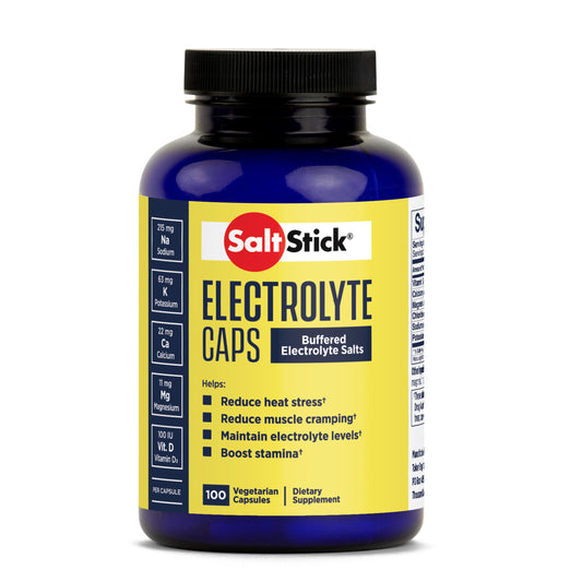 SaltStick Electrolyte Caps - 100 Vegetarian Capsules
