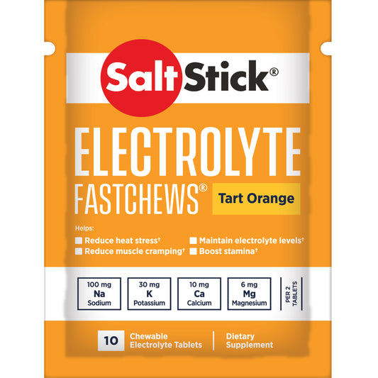 SaltStick - FastChews - Tart Orange - 10 Tablets Packet