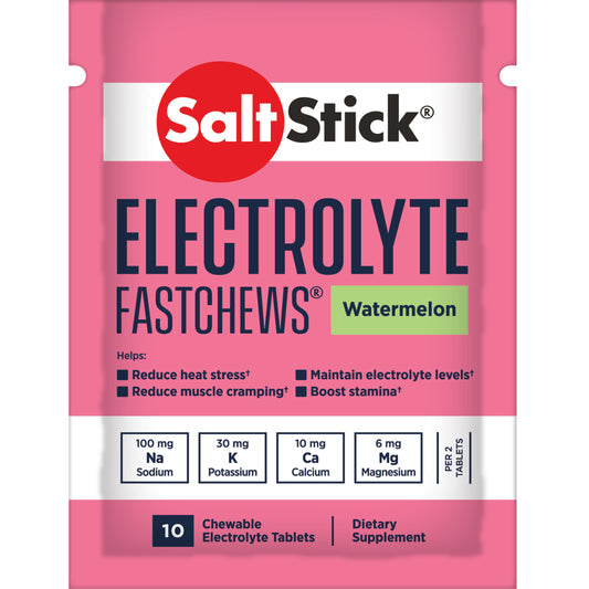 SaltStick - FastChews - Watermelon - 10 Tablets Packet