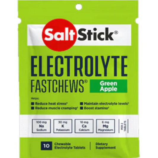 SaltStick - FastChews - Green Apple - 10 Tablets Packet