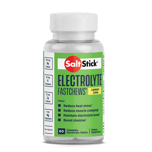 SaltStick - FastChews - Lemon Lime - 60 Tablets Bottle