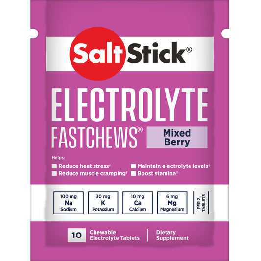 SaltStick - FastChews - Mixed Berry - 10 Tablets Packet
