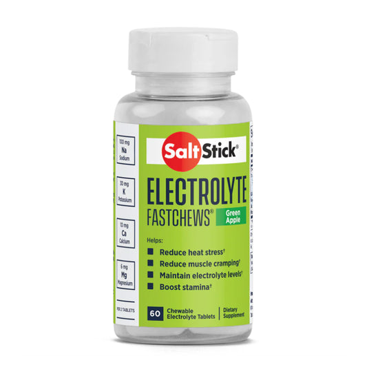 SaltStick - FastChews - Green Apple - 60 Tablets Bottle