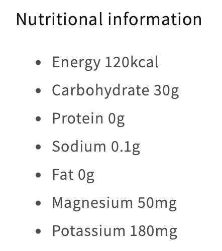 Mag-On Energy Gel /Jelly Gelee Banana
