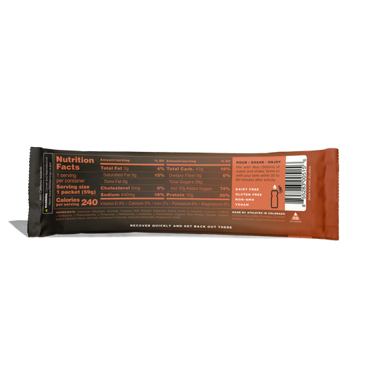 Tailwind Nutrition - Salted Caramel Recovery Mix - Single-Serving Stick Pack
