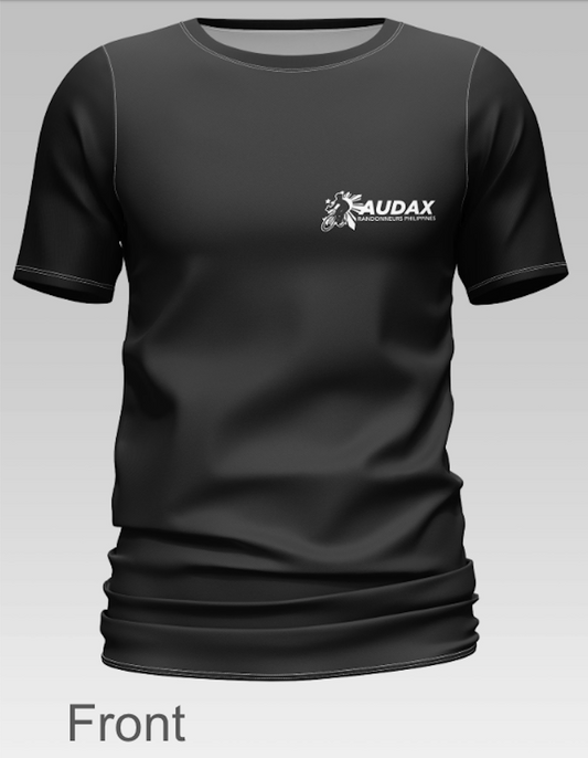 AudaxPH Dri-Fit Shirt - Signage Design on Black