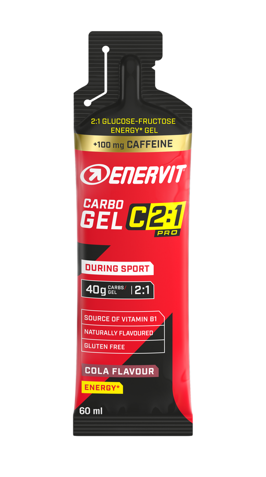 Enervit C2:1 Carbo Gel 60ml Cola + Caffeine (100mg)